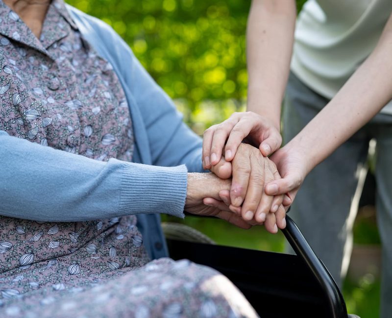 vecteezy caregiver holding hands asian elderly woman patient help